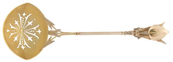 Calla Lilly (Sterling, 1865) Large Sugar Sifter