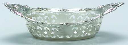Cromwell (Sterling, 1900, Hollowware) 8" Pierced Bon Bon Bowl