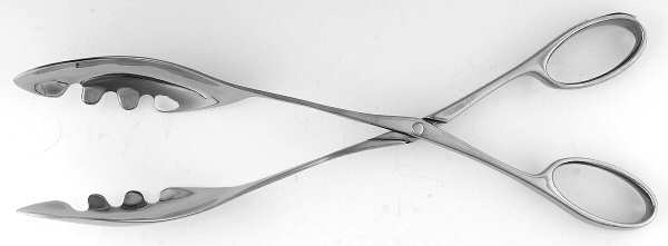 Windermere (Stainless) Pasta Tongs, Solid Piece