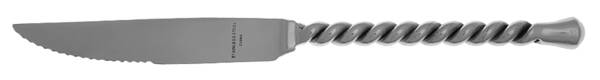 Silver Tear (Stainless) Steak Knife Individual Hollow, Serrate HC