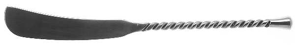 Silver Tear (Stainless) Flat Handle Butter Spreader