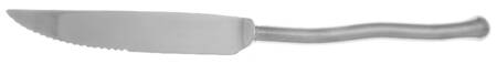Exotique Platinum (Stainless) Steak Knife Individual Hollow, Serrate HC