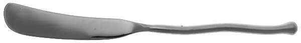 Exotique Platinum (Stainless) Flat Handle Butter Spreader