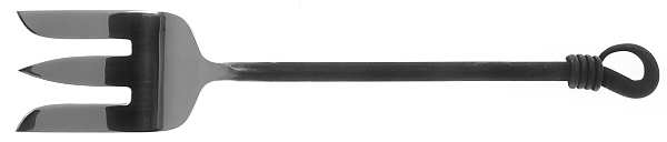 Twist N Shout (Stainless) Large Solid Cold Meat Serving Fork