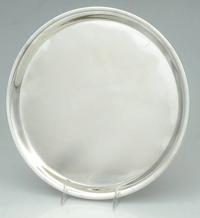 Silverplate Hollowware 13" Round Tray