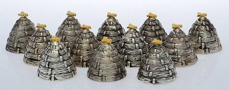 Silverplate Hollowware (Set of 12) Place Card Holder