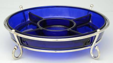 Silverplate Hollowware 5 Part Relish