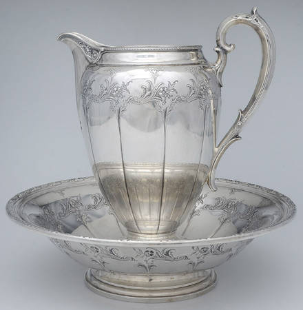 873 (Sterling, Hollowware) 72 Oz Pitcher with Underplate