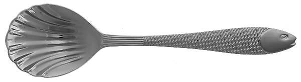 Fish Out of Water (Stainless) Sugar Shell Spoon