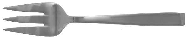 Slide (Stainless) Medium Solid Cold Meat Serving Fork