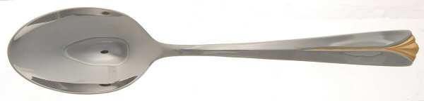 Andante Gold (Stainless, Gold Accent) Tablespoon (Serving Spoon)