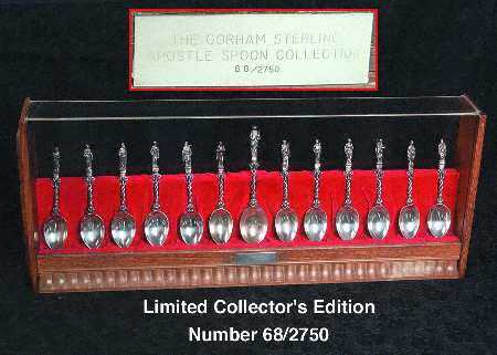 Apostles-Large & Master (Sterling, 1974) (Boxed Set of 13) Multimotif Spoon Series