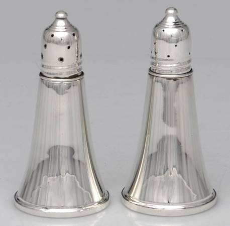 Sterling Hollowware Weighted Salt and Pepper Set