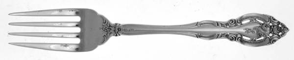 La Scala-Gold (Gold Vermeil, 1964) Individual Salad Fork