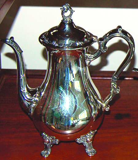 YC1551 (Silverplate, Hollowware) Silverplate Coffee Pot