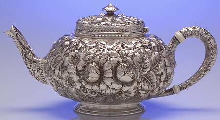 Repousse Chased (Sterilng, Hollowware) Teapot
