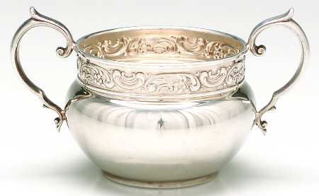 YC2052 (Silverplate, Hollowware) Silverplate Open Sugar Bowl