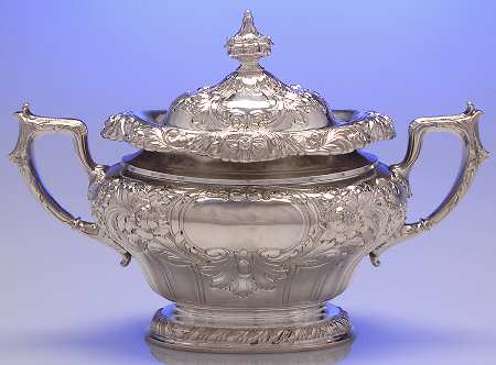 A6981 (Sterling, Hollowware) Sugar Bowl & Lid