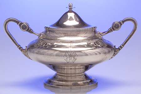 630 (Sterling, Hollowware) Sugar Bowl & Lid