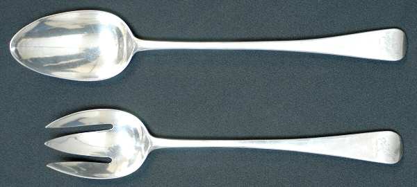 Gew2 (Sterling) (2 Pc) Solid Salad Set