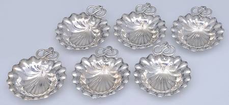 5B (Sterling, Hollowware) Sterling Nut (Set of 6)