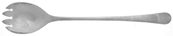 GEY4 (Silverplate) Solid Salad Serving Fork