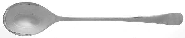 GEY4 (Silverplate) Solid Salad Serving Spoon