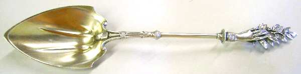 Olive Branch (Sterling) Large Solid Berry/Casserole Spoon