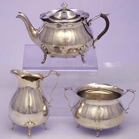 3275 (Sterling, Hollowware) 3 Piece Mini Tea Set