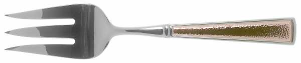 Craft Chic-Copper (Stainless) Medium Solid Cold Meat Serving Fork