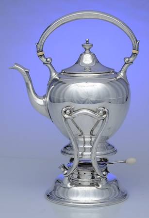 2561 (Sterling, Hollowware) Kettle, Stand & Burner