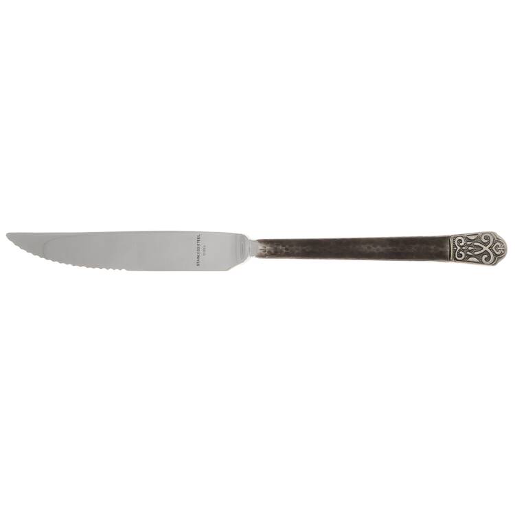 Avalon Barcelona (Stainless) Steak Knife Individual Solid No Serrate HC