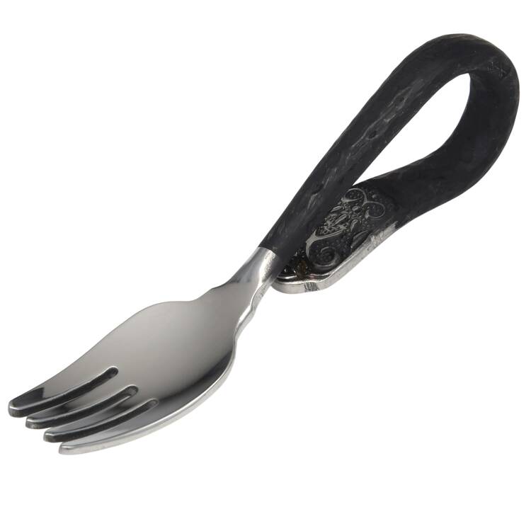 Avalon Barcelona (Stainless) Baby Fork with Curved Handle HC