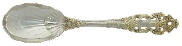 Golden Crown Baroque (Sterling, Partial Gold Accent Sugar Shell Spoon