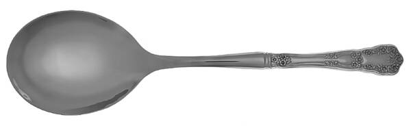 Blossom (Stainless) Casserole Spoon with Smooth Stainless Bowl HC