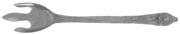 Silverplate Flatware Solid Serving Fork