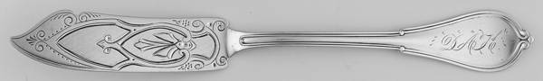 Cottage (Coin) Bright Cut Solid Pickle Serving Knife