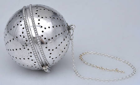 Tea Balls (Sterling, Hollowware) Tea Ball with Chain