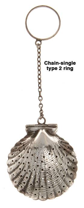 Tea Balls (Sterling, Hollowware) Tea Ball with Chain