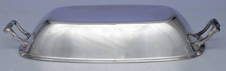 504 (Silverplate, Hollowware) Double Vegetable Bowl-Lid