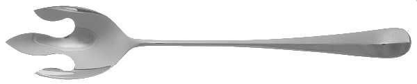 Queen Anne (Nickel Plate) Solid Serving Fork