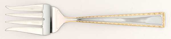 Golden Criteria (Stainless) Medium Solid Cold Meat Serving Fork