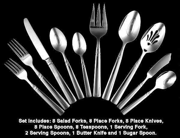 Council (Stainless) 45 Piece Set