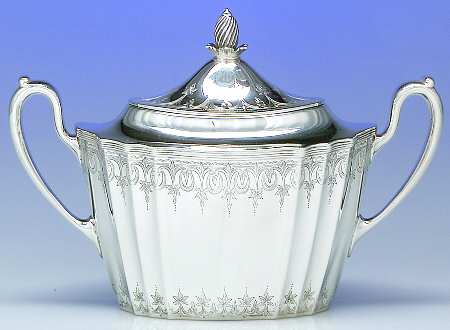 6772 (Sterling, Hollowware) Sugar Bowl & Lid