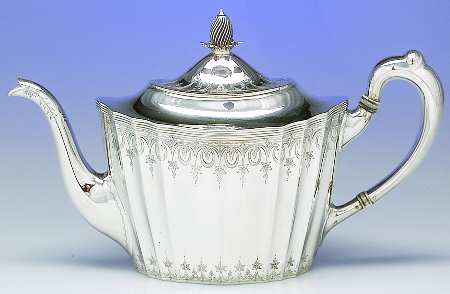 6772 (Sterling, Hollowware) Teapot