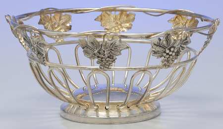 Vineyard (Silverplate, Hollowware) Basket
