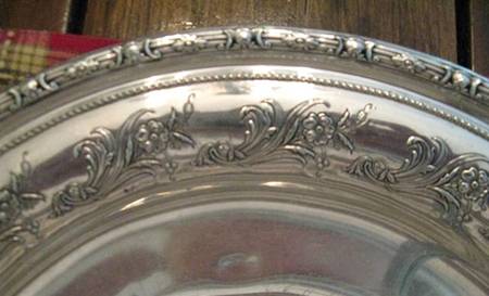898 (Sterling, Hollowware) 13" Sandwich Plate