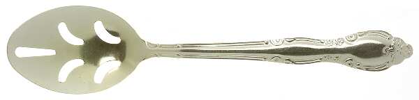 Treasure Gold (Gold Electroplate) Pierced Tablespoon (Serving Spoon)
