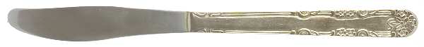 Treasure Gold (Gold Electroplate) Modern Solid Knife