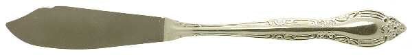 Treasure Gold (Gold Electroplate) Flat Handle Master Butter Knife